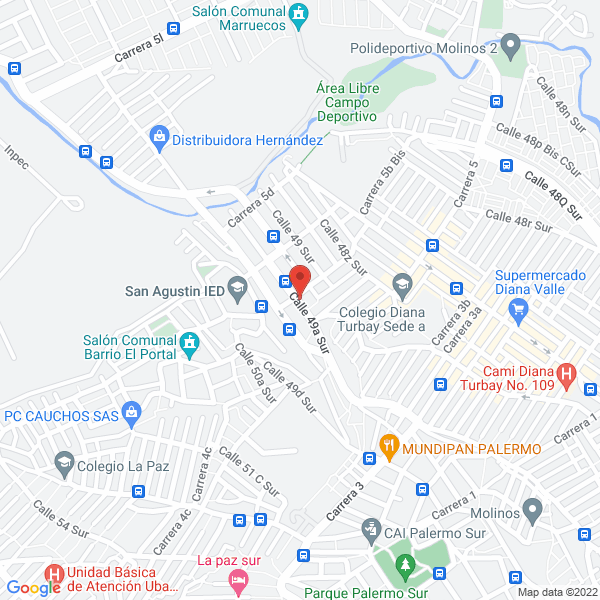 Mapa de Publices Impresores