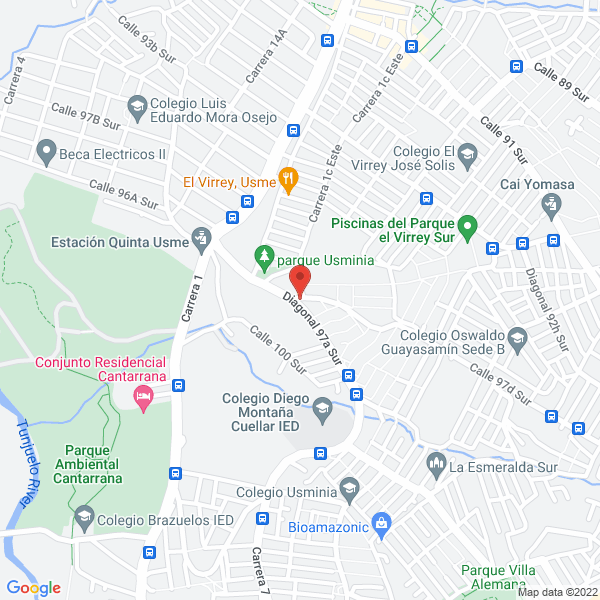 Mapa de Pasajero Gratuito S.A.S.