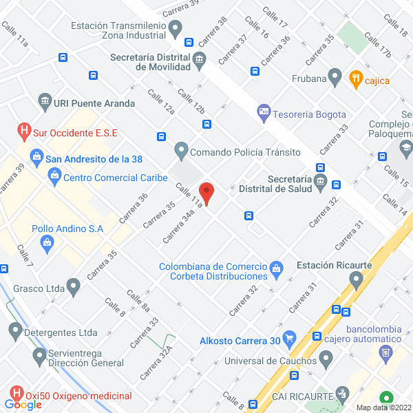 Mapa de Proquinal S.A.