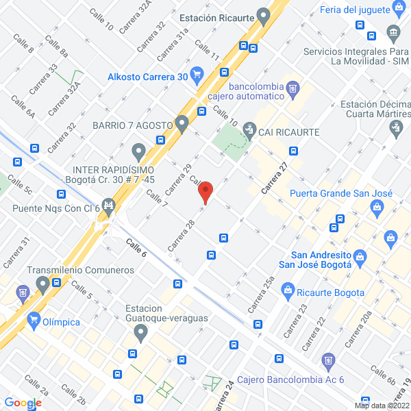 Mapa de Provemel Ltda