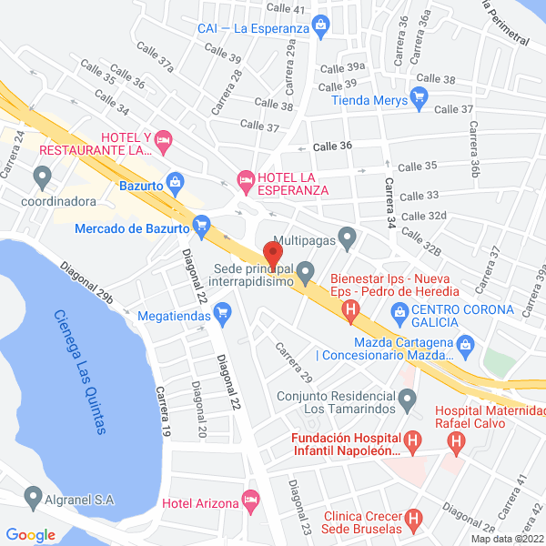 Map of Rimac Ltda.