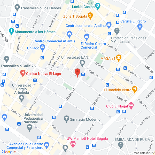 Mapa de Rivera Hernández S.A.S.