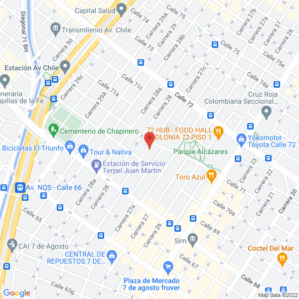 Mapa de RM Gráficos S.A.S.