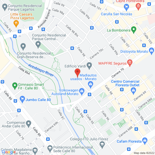 Mapa de Rmp Services S.A.S.