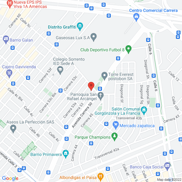 Mapa de Roberto Car S Ltda.