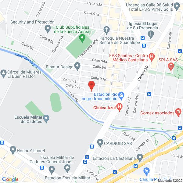 Mapa de Productos De Belleza Musselle Ltda.