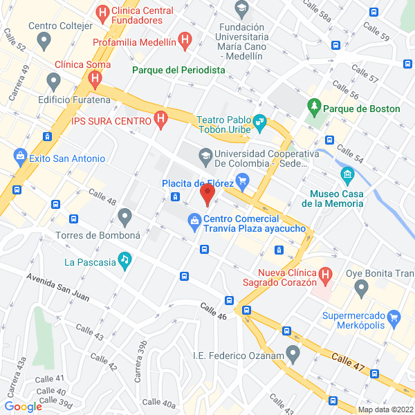 Mapa de Productos Rikatas Ltda.