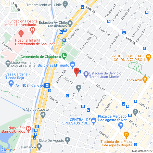 Mapa de Motoclass Tec S.A.S.
