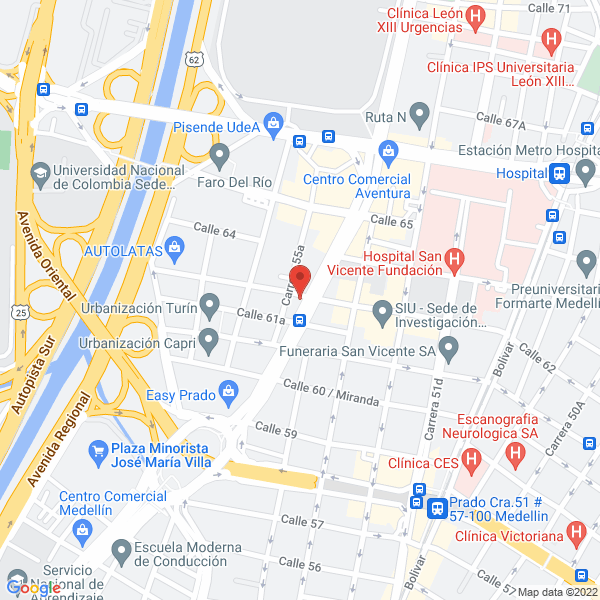 Mapa de Mudamos Por Colombia