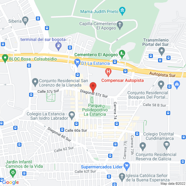 Mapa de Muebles & Proyectos Doe Ltda.