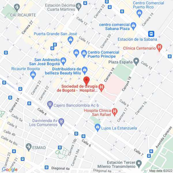 Mapa de Multibelleza Express Ltda