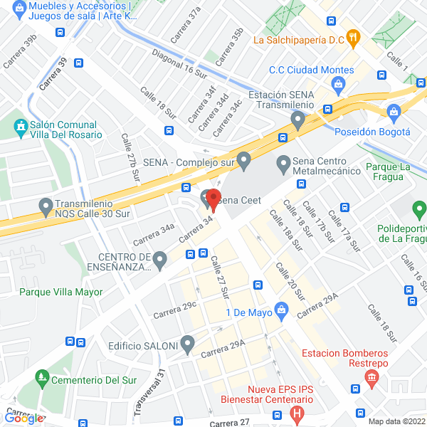 Mapa de Multicargo De Colombia S.A.S.