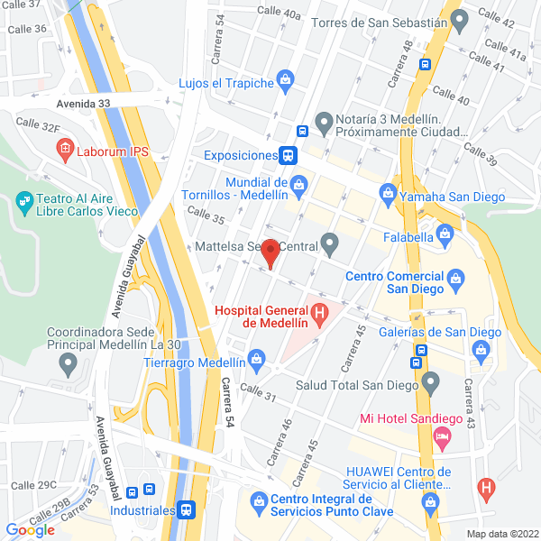 Mapa de Multidiesel Medellin S.A.S