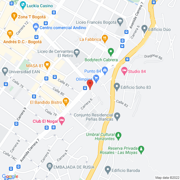 Mapa de Publicis Colombia S.A.S.