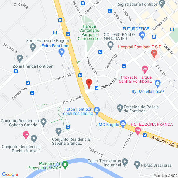 Mapa de Puerto Arepa J