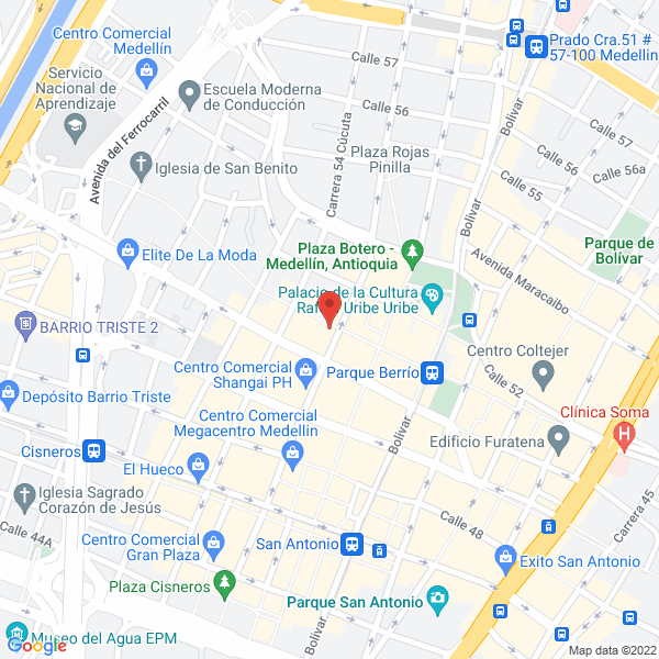 Mapa de Pulgarín Córdoba Francisco Javier