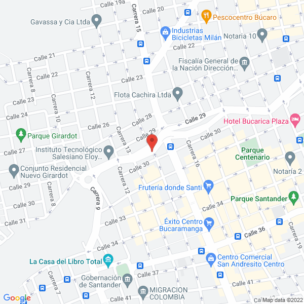 Map of Espectaculos Pirotecnicos Balaguera
