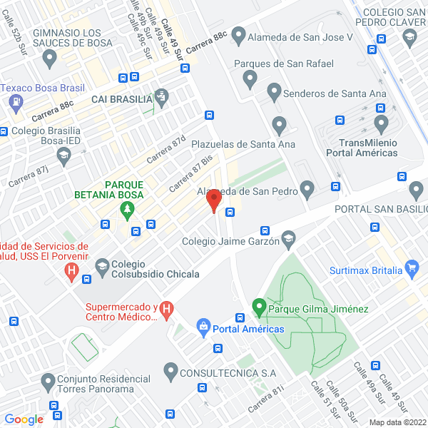 Mapa de Proviempack S.A.S.