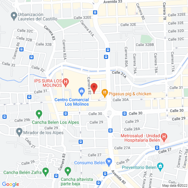 Mapa de Tesistencias Camtal