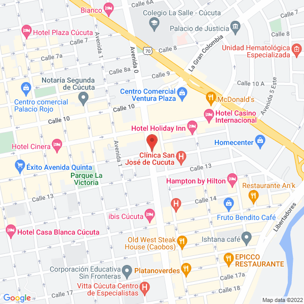 Map of Peña Mosquera Katherine
