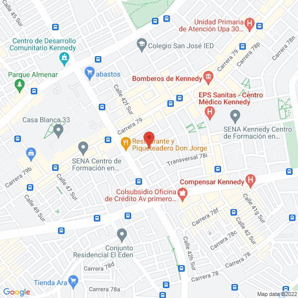 Mapa de Percor Aires S.A.S.