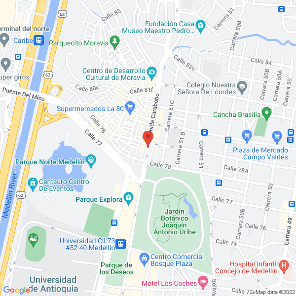 Mapa de Perdomo Orozco Julio César
