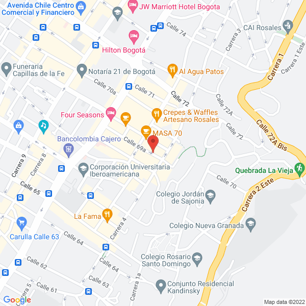 Mapa de Pérez Y Pérez Abogados Asociados Ltda