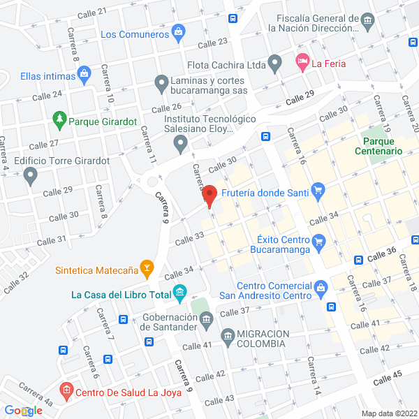 Map of Periodico El Frente