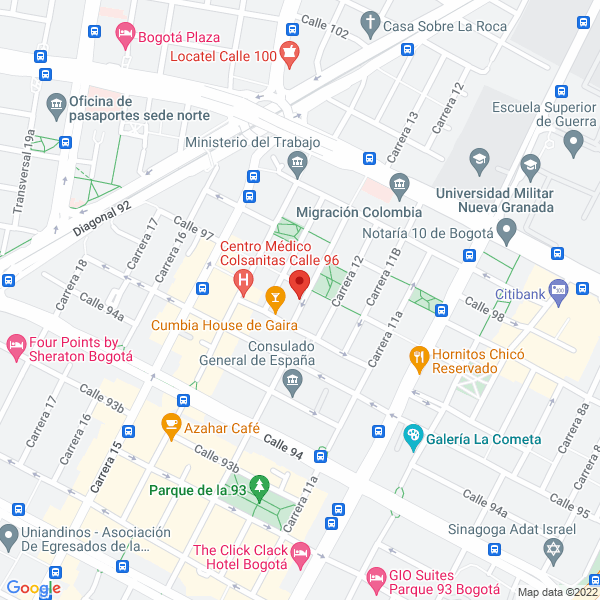 Mapa de Periscopio Comunicaciones S.A.S.