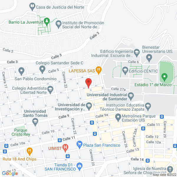 Map of Perussi Ltda.