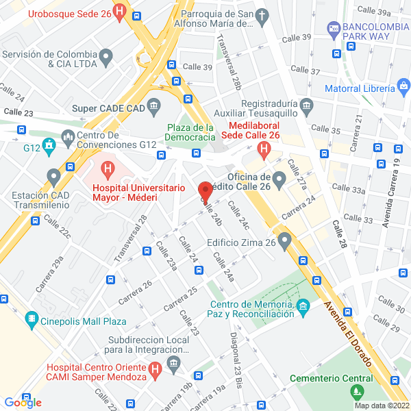 Mapa de Pescadería Altamar
