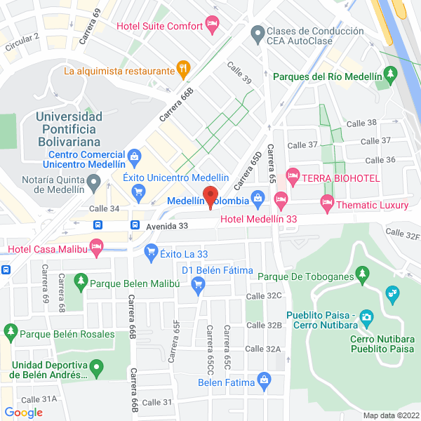 Mapa de Pet Service