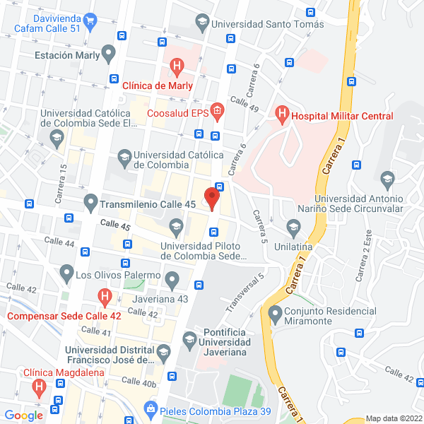 Mapa de Petrobras Javeriana
