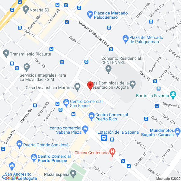 Mapa de Petrovalcol S.A.S