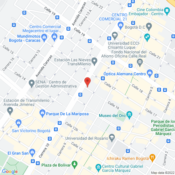 Mapa de Pevar Electronics Y Cía. Ltda