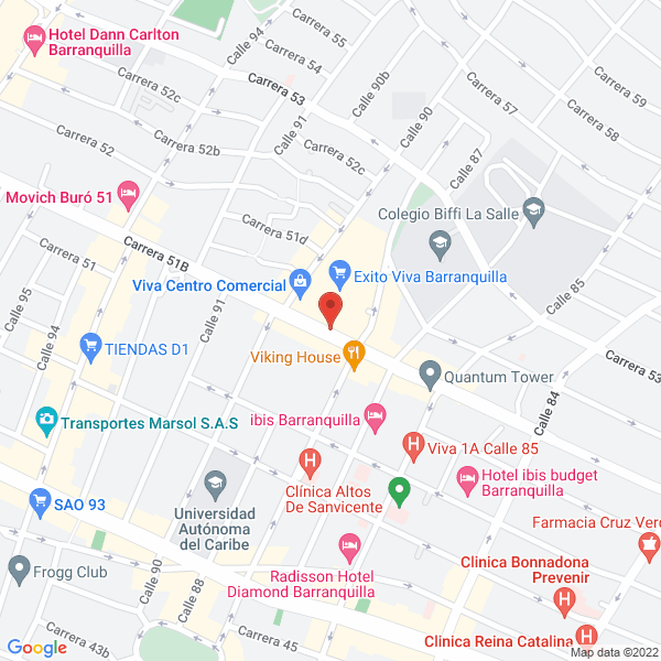Map of Restaurante El Arabe Express