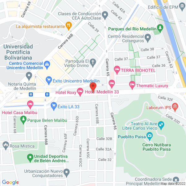 Mapa de Restaurante El Carboncito