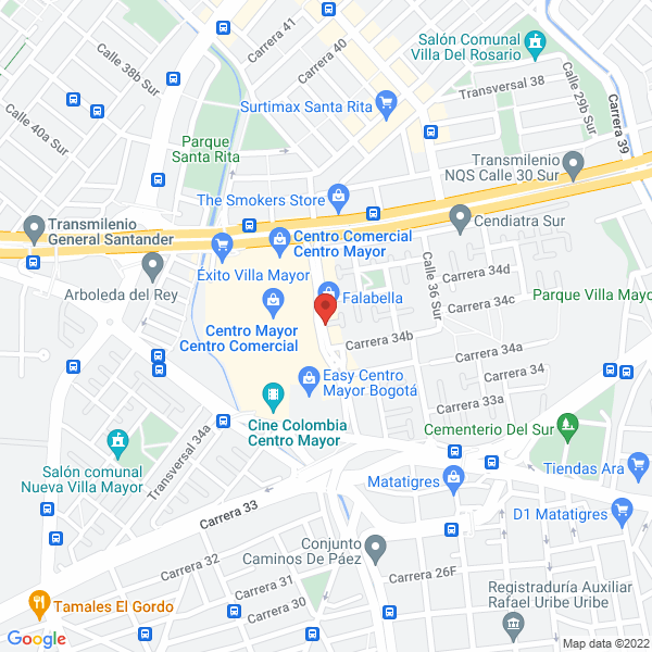 Mapa de Restaurante El Chupa Huesos