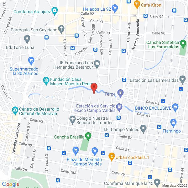 Mapa de Restaurante El Encuentro Del Tio