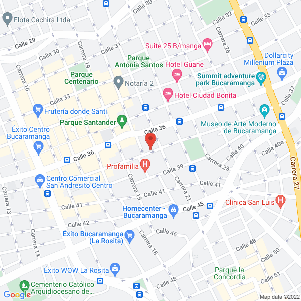 Map of Restaurante El Nuevo Patio