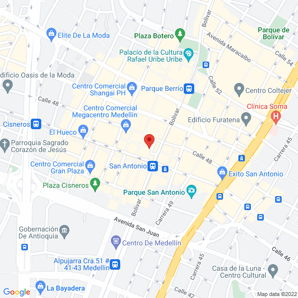 Mapa de Restaurante El Rancho