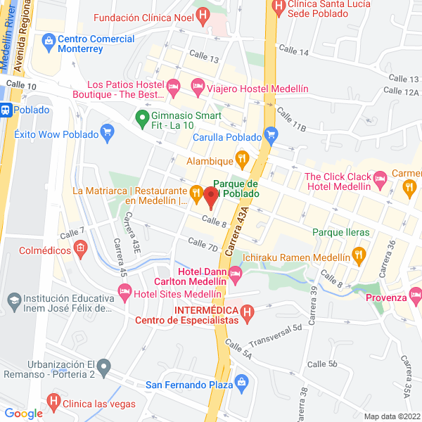 Mapa de El Sabor Chino