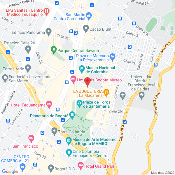 Mapa de Restaurante El Sultán