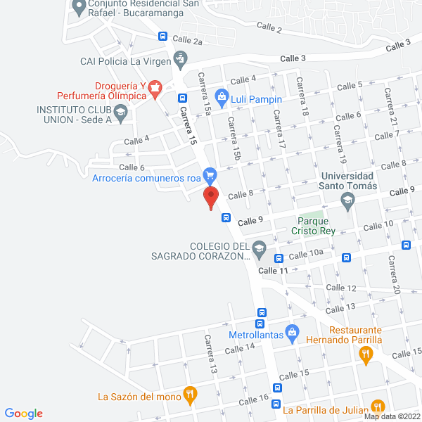 Map of Restaurante El Tiburon