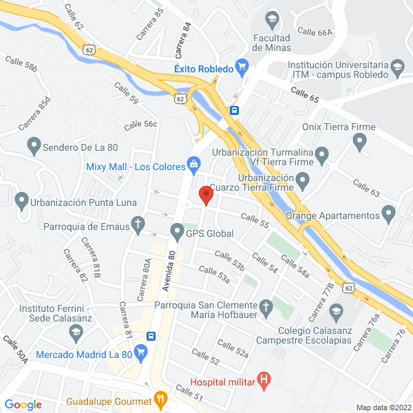 Mapa de Restaurante Huellas Paisas