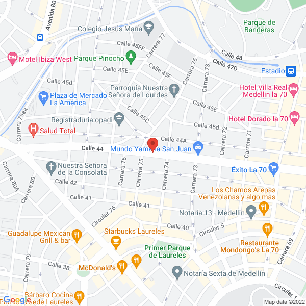 Mapa de Restaurante Juan Y María