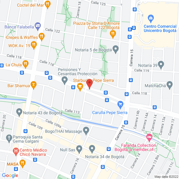 Mapa de R Y M Acabados Y Diseño S.A.S.