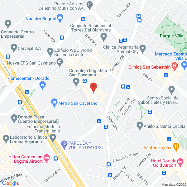Mapa de R&M International Global Services S.A.S.