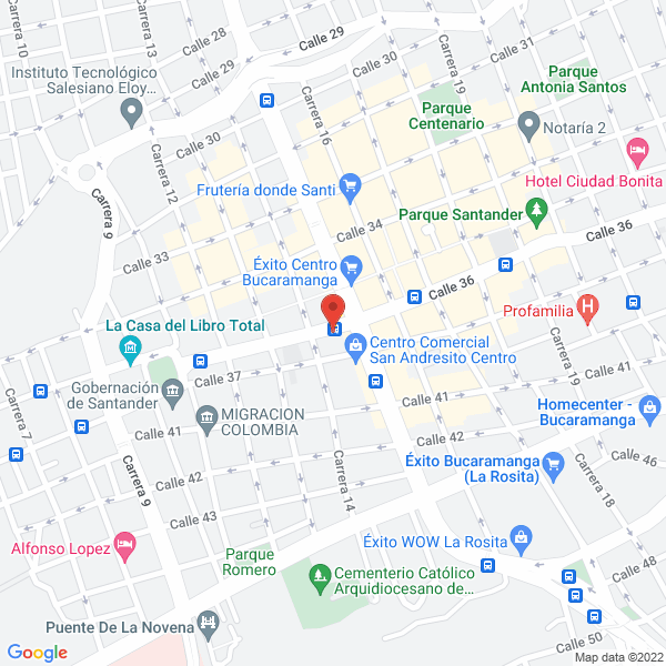 Map of Radio Melodía