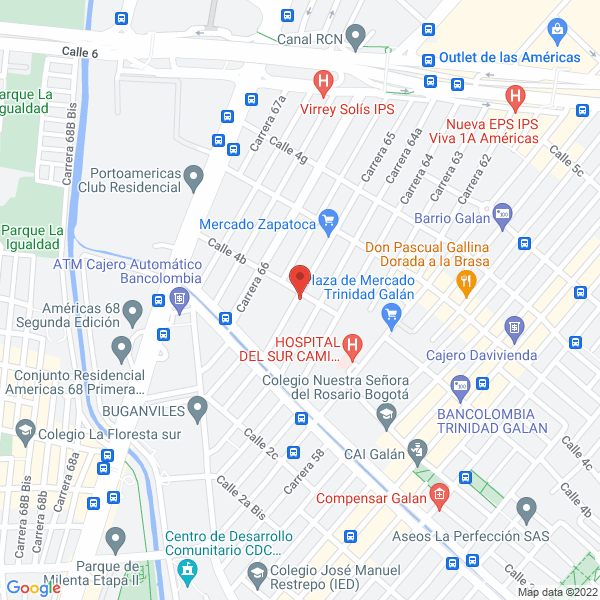Mapa de Quimica Verde S.A.S.